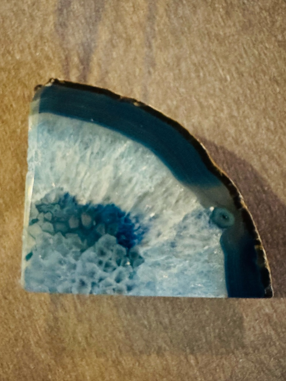 Blue Agate Decorative Accent